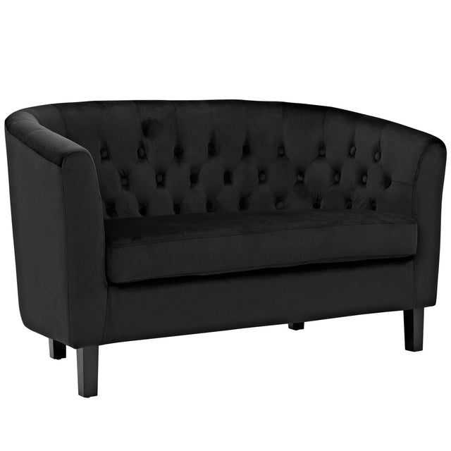 Prospect Performance Velvet Loveseat - BUILDMYPLACE