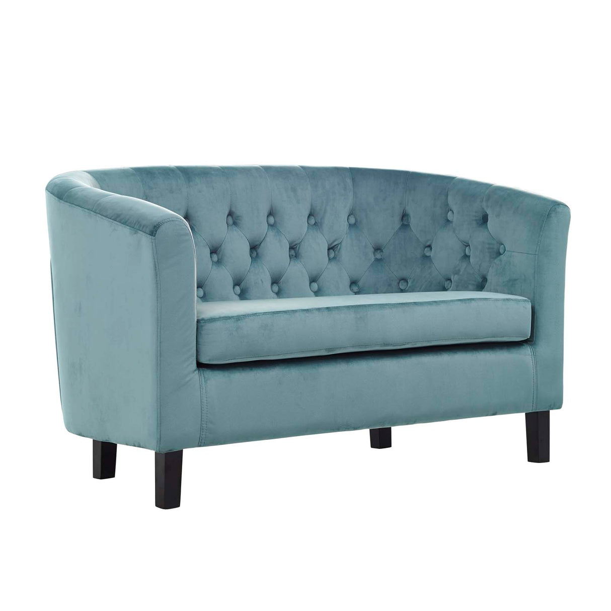 Prospect Performance Velvet Loveseat - BUILDMYPLACE