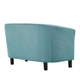 Prospect Performance Velvet Loveseat - BUILDMYPLACE