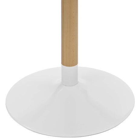 Modern Whirl Round Kitchen And Dining Table - White Space Saving Dining Room Tables - BUILDMYPLACE