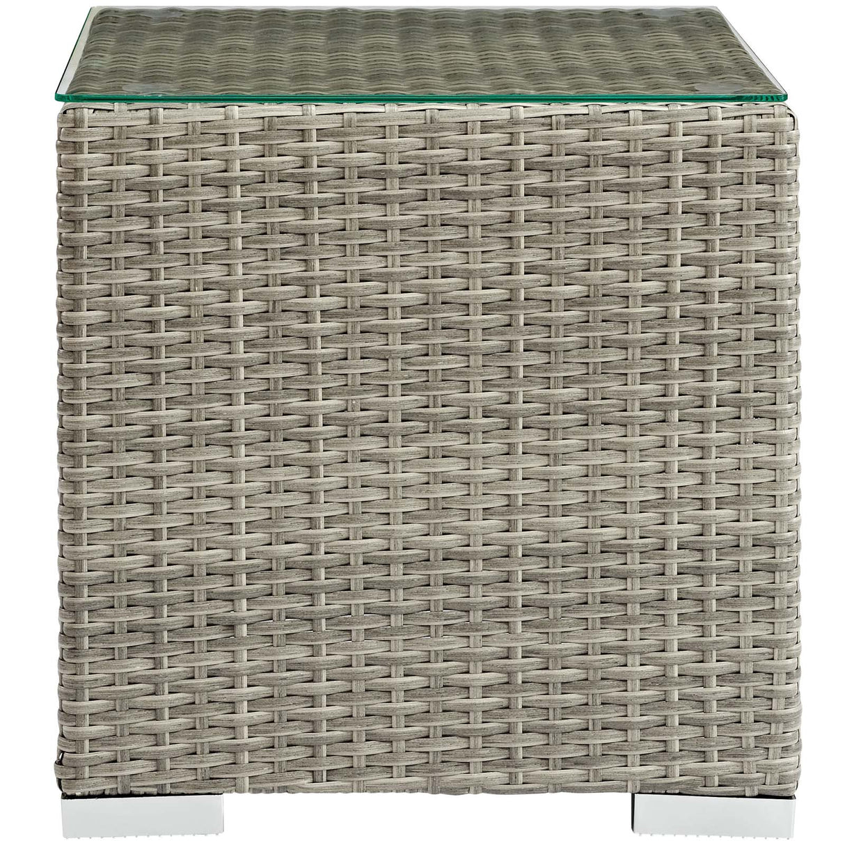 Repose Wicker Rattan Outdoor Patio Side End Table - Bedside Table - Side Table