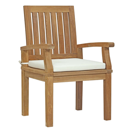 One Marina Outdoor Patio Teak Dining Chair - BUILDMYPLACE