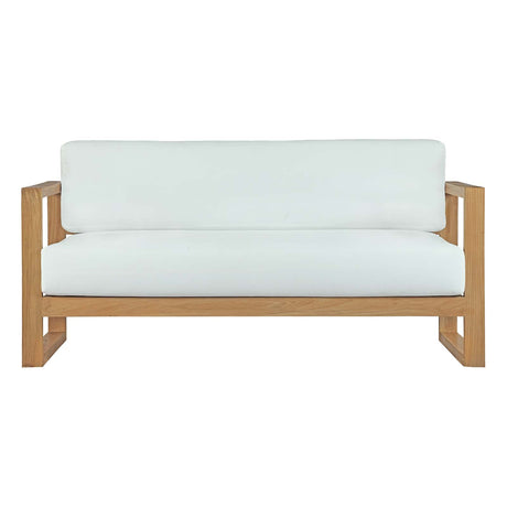 Upland Outdoor Patio Teak Sofa - BUILDMYPLACE