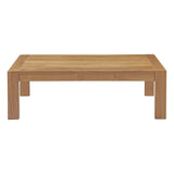 Upland Outdoor Patio Wood Coffee Table - BUILDMYPLACE