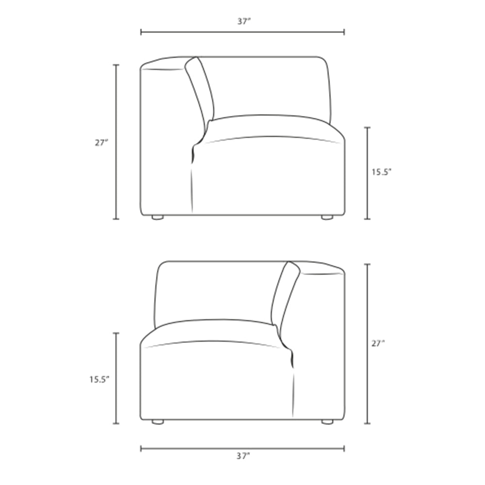 Mingle Corner Sofa - BUILDMYPLACE