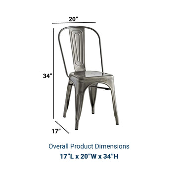 Industrial Modern Promenade Kitchen and Dining Room Chairs - Dining Room Set