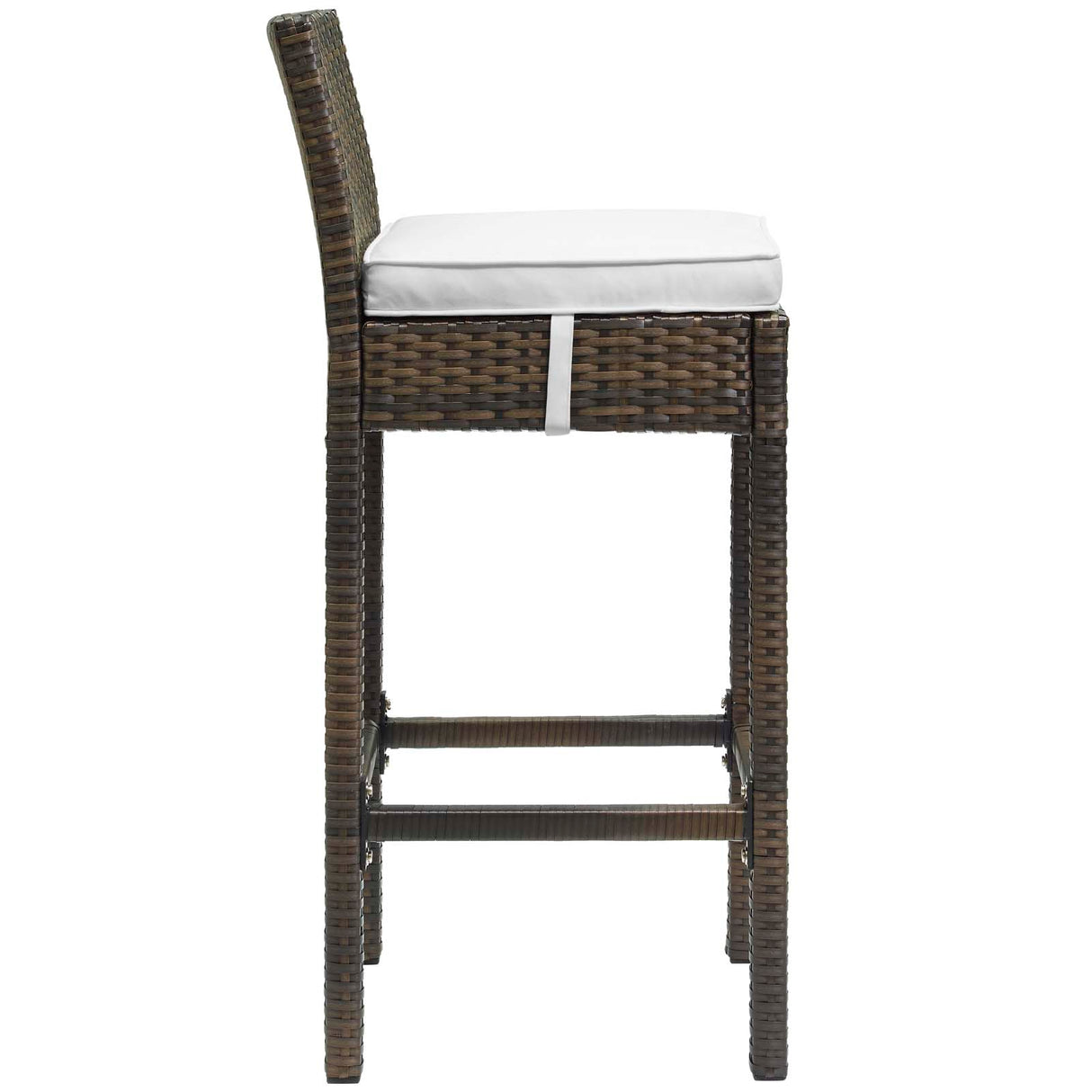 Conduit Outdoor Patio Wicker Rattan Bar Stool