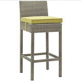 Conduit Outdoor Patio Wicker Rattan Bar Stool