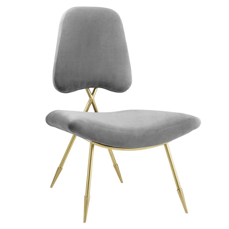 Modern Upholstered Ponder Performance Velvet Lounge Chair - Club Chair - BUILDMYPLACE