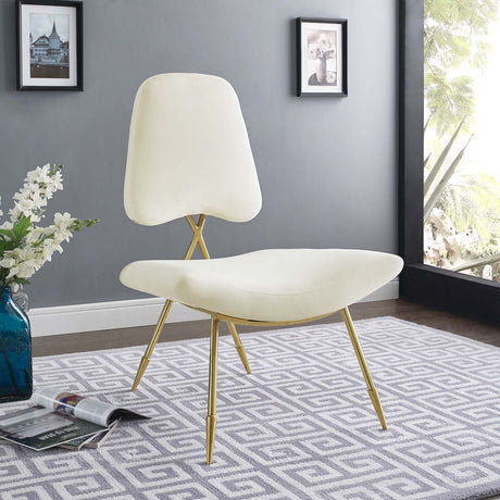 Modern Upholstered Ponder Performance Velvet Lounge Chair - Club Chair - BUILDMYPLACE