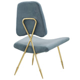 Modern Upholstered Ponder Performance Velvet Lounge Chair - Club Chair - BUILDMYPLACE