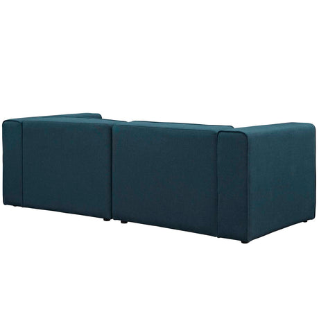 Upholstered Fabric Mingle 7 Generously Padded Armless Chair - Living Room Accent Sofa - BUILDMYPLACE