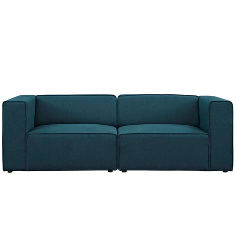 Upholstered Fabric Mingle 7 Generously Padded Armless Chair - Living Room Accent Sofa - BUILDMYPLACE