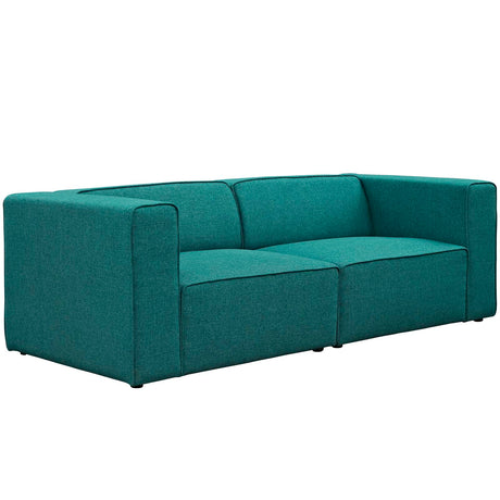 Upholstered Fabric Mingle 7 Generously Padded Armless Chair - Living Room Accent Sofa - BUILDMYPLACE