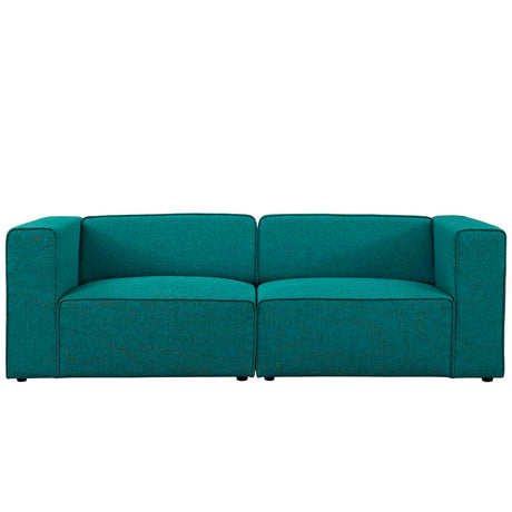Upholstered Fabric Mingle 7 Generously Padded Armless Chair - Living Room Accent Sofa - BUILDMYPLACE