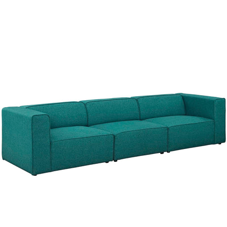 Upholstered Fabric Mingle 7 Generously Padded Armless Chair - Living Room Accent Sofa - BUILDMYPLACE