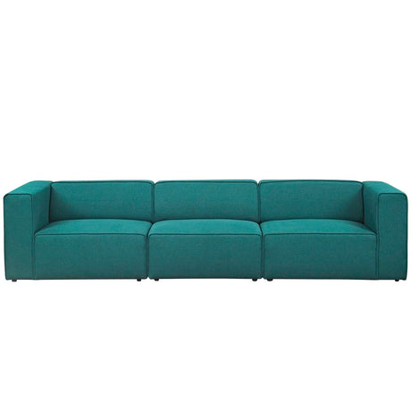 Upholstered Fabric Mingle 7 Generously Padded Armless Chair - Living Room Accent Sofa - BUILDMYPLACE
