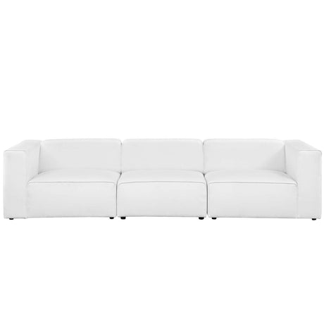 Upholstered Fabric Mingle 7 Generously Padded Armless Chair - Living Room Accent Sofa - BUILDMYPLACE