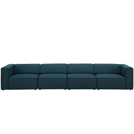Upholstered Fabric Mingle 7 Generously Padded Armless Chair - Living Room Accent Sofa - BUILDMYPLACE
