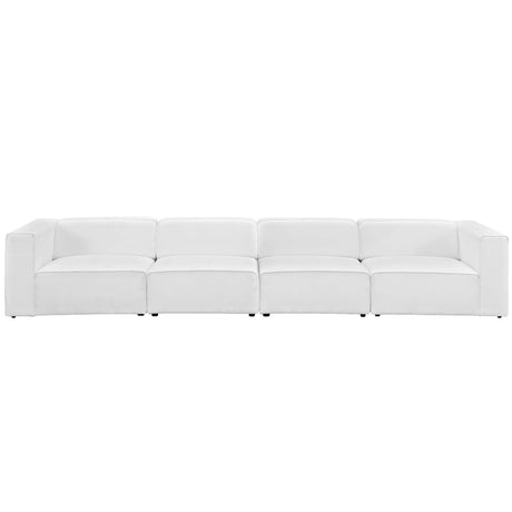 Upholstered Fabric Mingle 7 Generously Padded Armless Chair - Living Room Accent Sofa - BUILDMYPLACE
