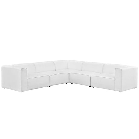 Upholstered Fabric Mingle 7 Generously Padded Armless Chair - Living Room Accent Sofa - BUILDMYPLACE