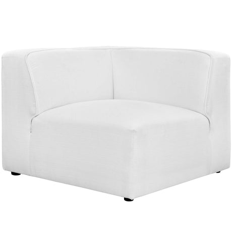 Upholstered Fabric Mingle 7 Generously Padded Armless Chair - Living Room Accent Sofa - BUILDMYPLACE