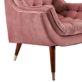 Modern Upholstered Performance Suggest Button Tufted Velvet Lounge Chair - BUILDMYPLACE