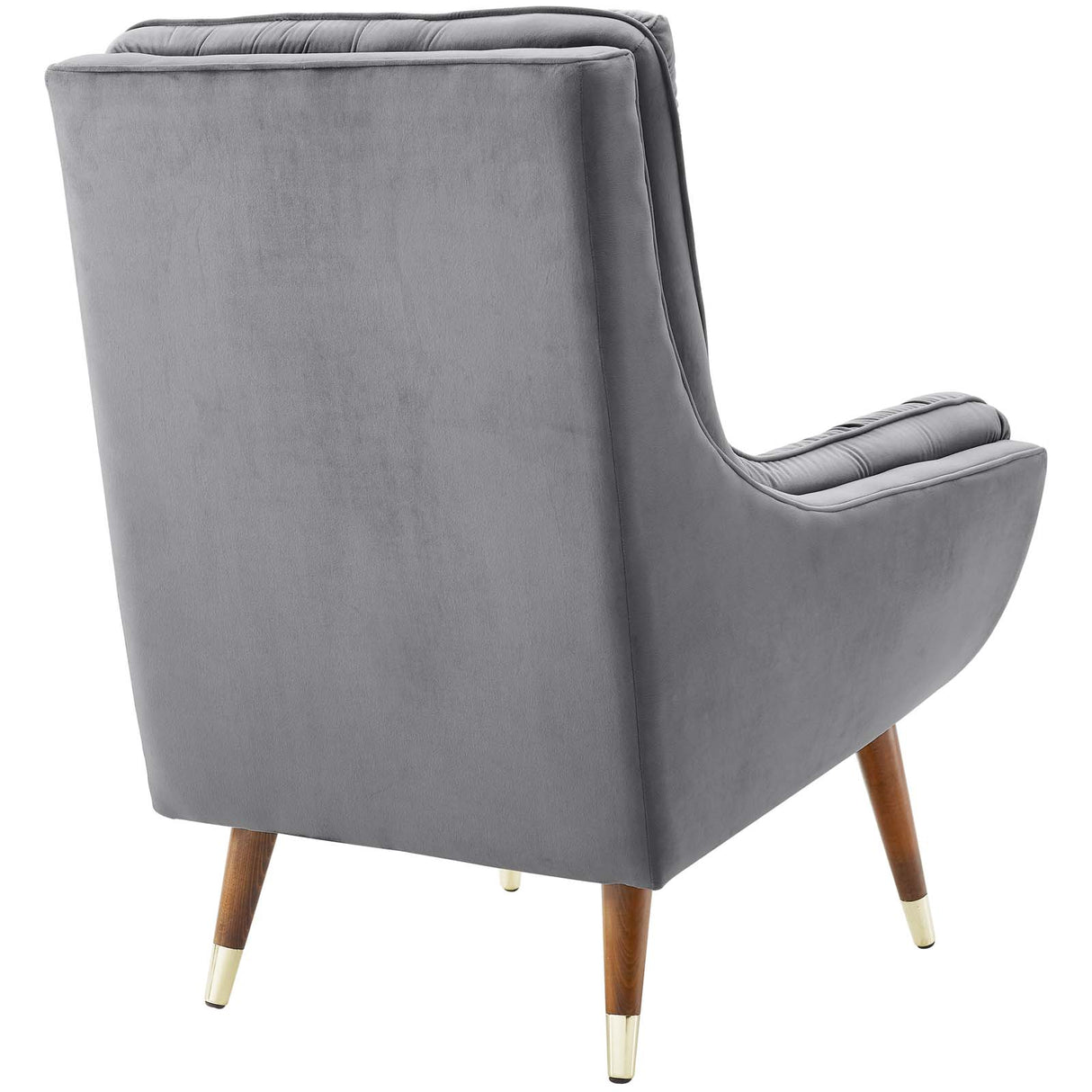 Modern Upholstered Performance Suggest Button Tufted Velvet Lounge Chair - BUILDMYPLACE