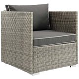 Repose 3 Piece Outdoor Patio Sectional Set - BUILDMYPLACE