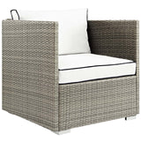 Repose 3 Piece Outdoor Patio Sectional Set - BUILDMYPLACE