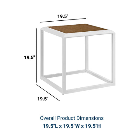 Stance Outdoor Patio Aluminum Side Table - BUILDMYPLACE