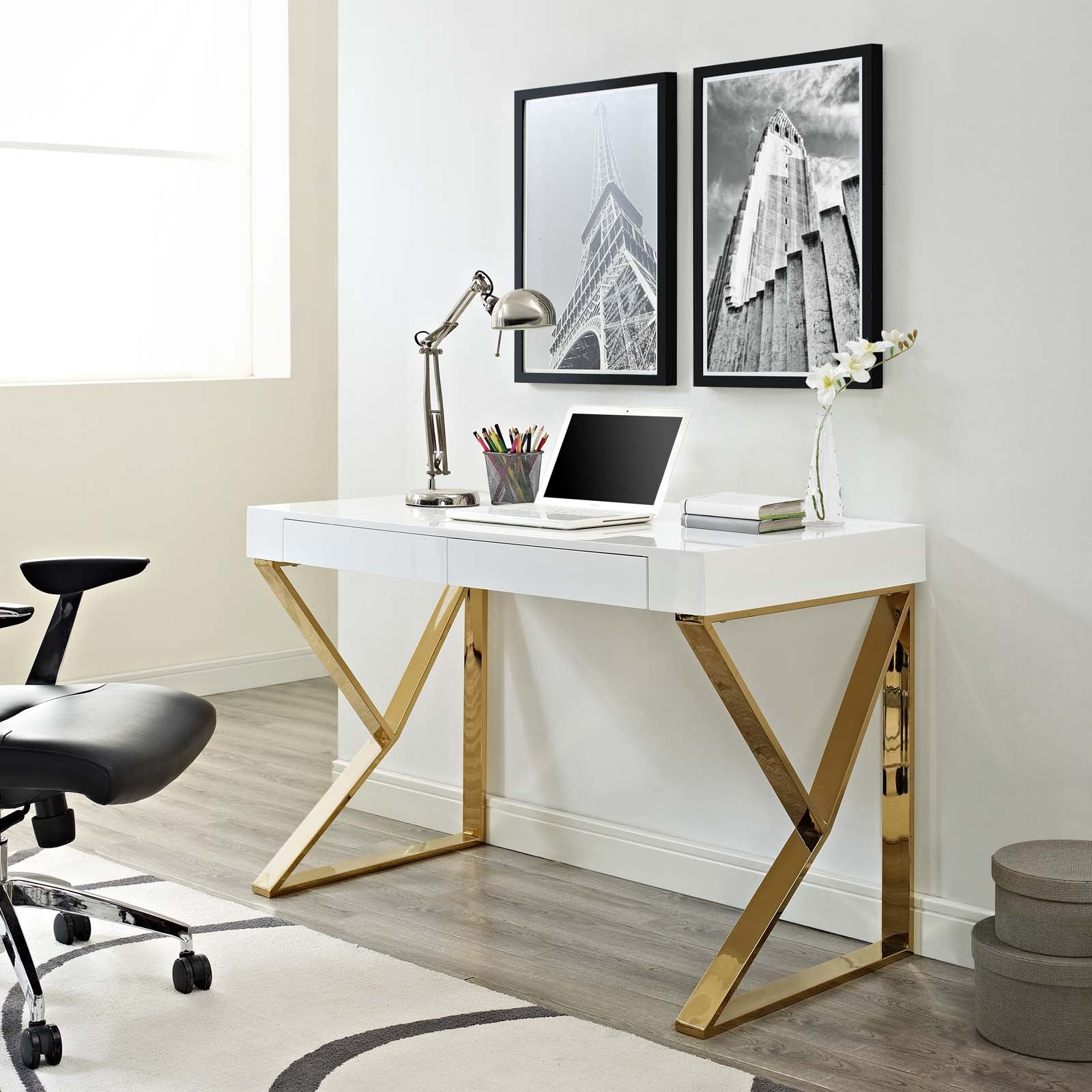 Adjacent Office Desk for Modern Workspace at BUILDMyplace