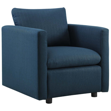 Activate Contemporary Modern Fabric Upholstered Apartment Sofa - Accent Lounge Armchair