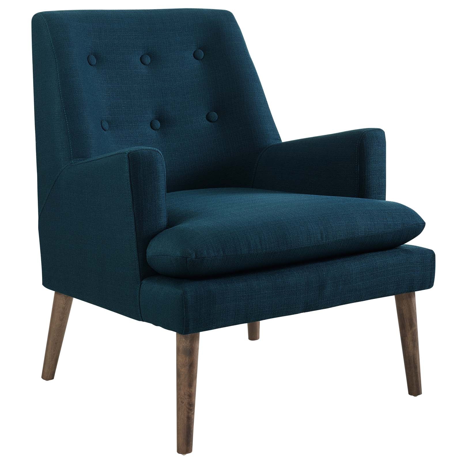 Upholstered Fabric Button Tufted Leisure Lounge Chair - Accent Chair