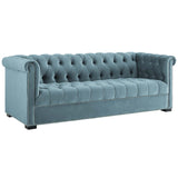 Heritage Performance Velvet Sofa - BUILDMYPLACE