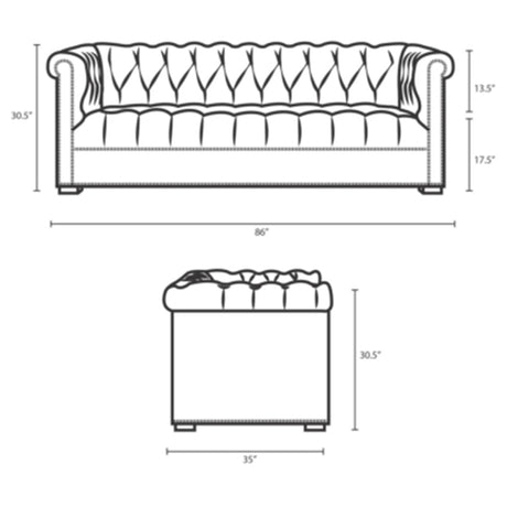 Heritage Performance Velvet Sofa - BUILDMYPLACE