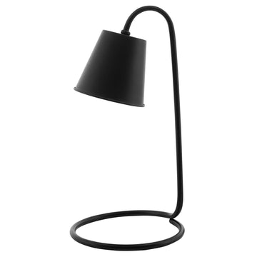 Proclaim Steel Plated Metal Table Lamp - Black Matte - E26 60W Bulb (Not Included)