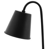 Proclaim Steel Plated Metal Table Lamp - Black Matte - E26 60W Bulb (Not Included) - BUILDMYPLACE