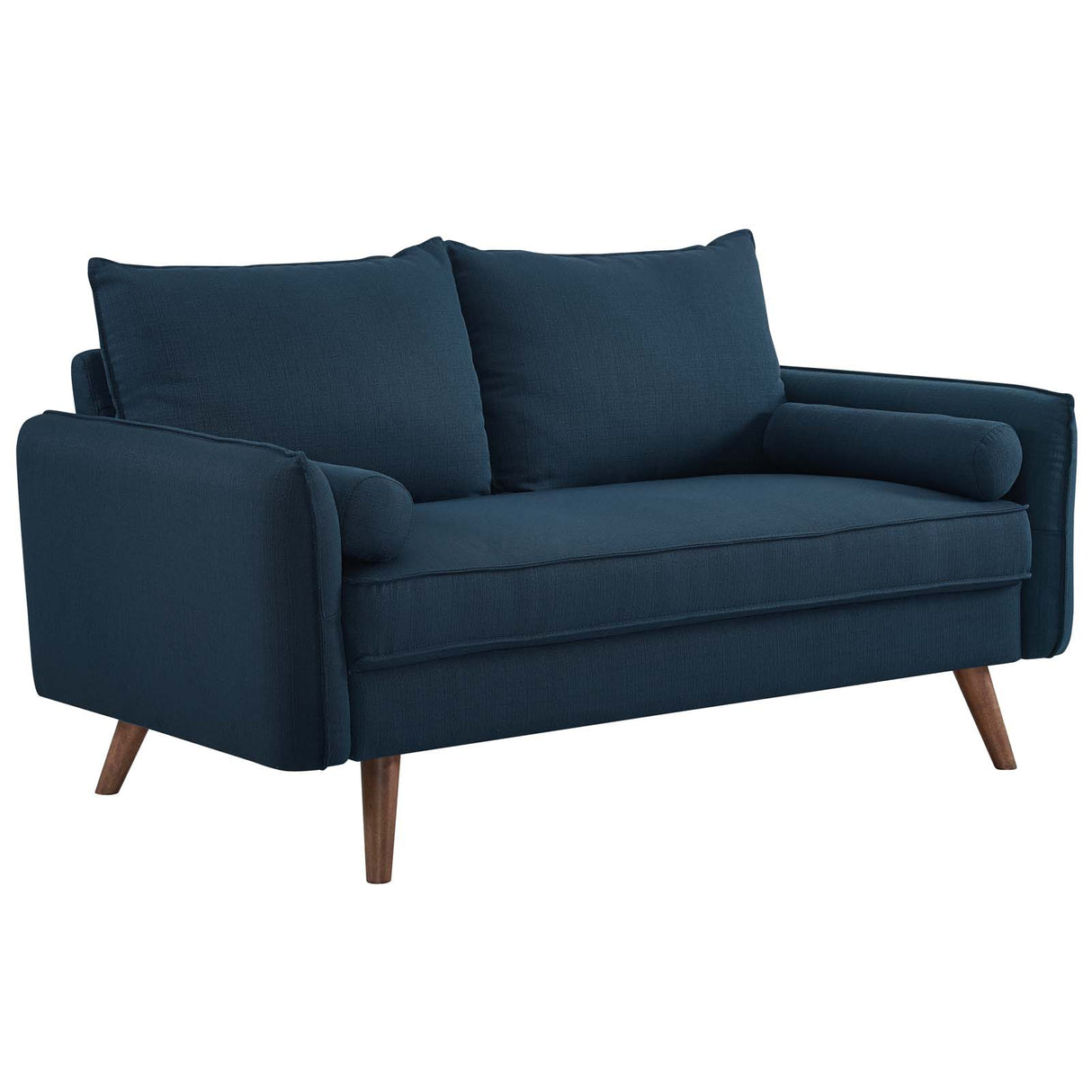 Revive Upholstered Fabric Loveseat - BUILDMYPLACE