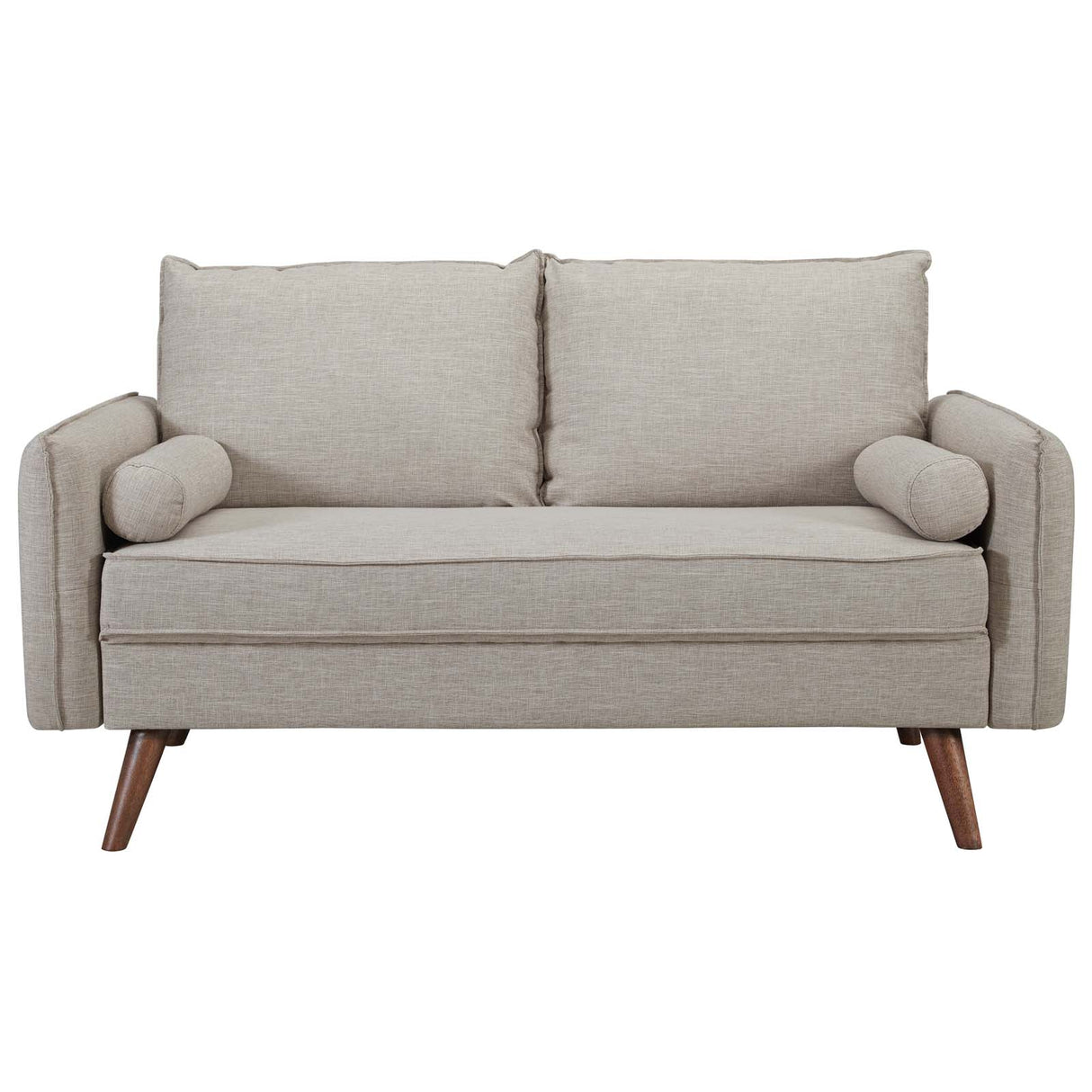 Revive Upholstered Fabric Loveseat - BUILDMYPLACE