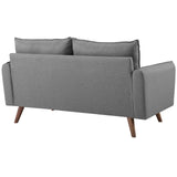 Revive Upholstered Fabric Loveseat - BUILDMYPLACE