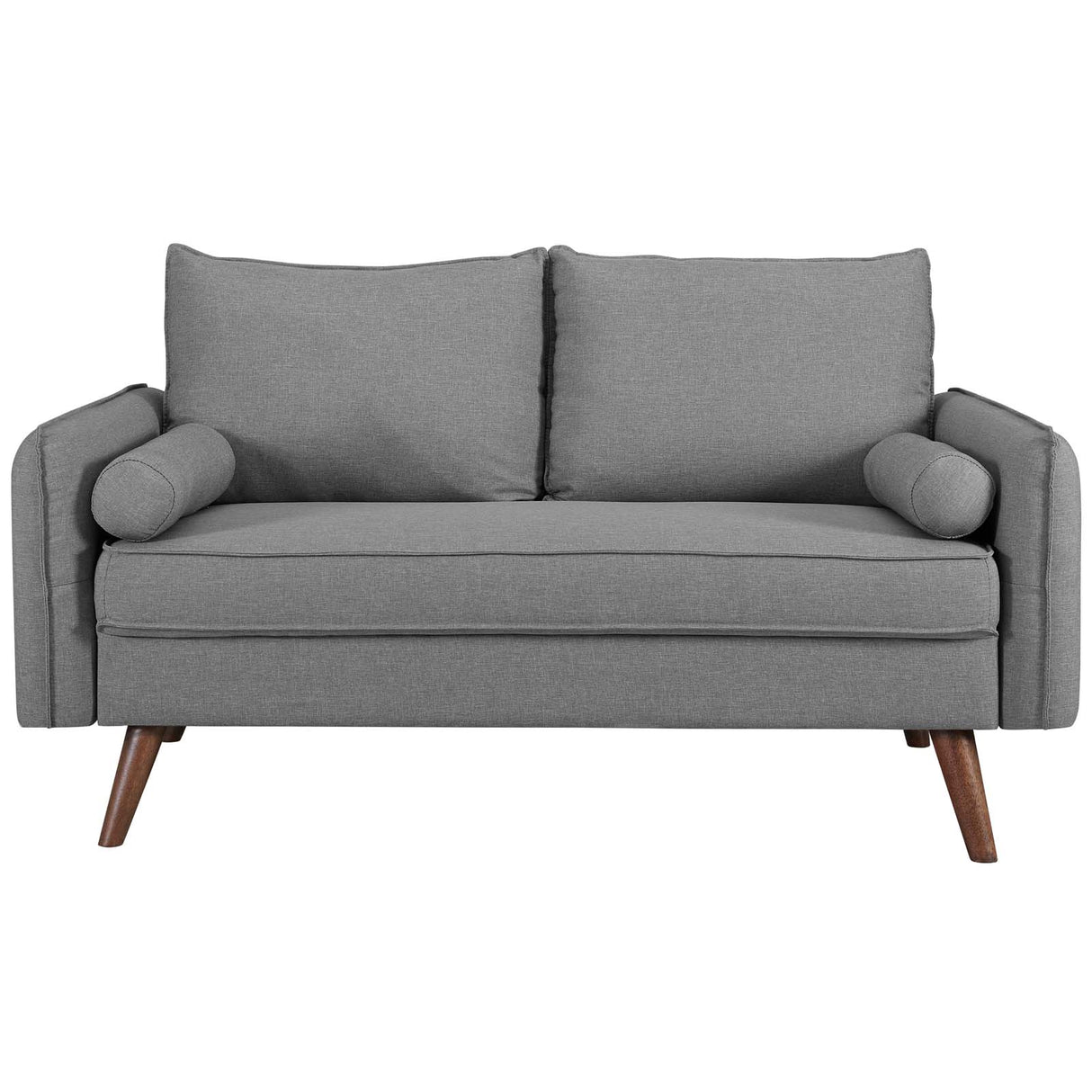 Revive Upholstered Fabric Loveseat - BUILDMYPLACE