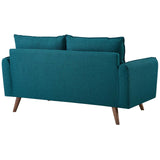 Revive Upholstered Fabric Loveseat - BUILDMYPLACE