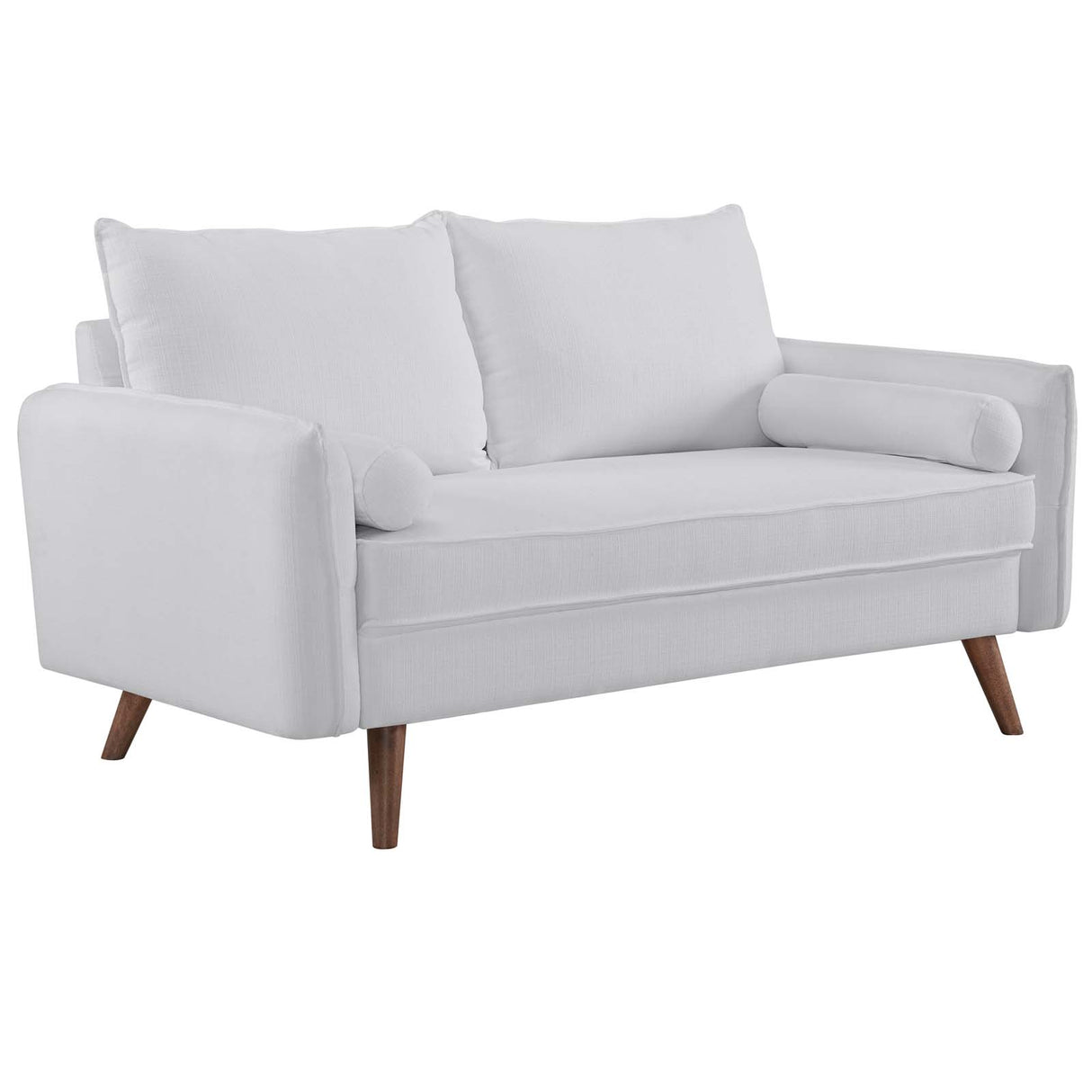 Revive Upholstered Fabric Loveseat - BUILDMYPLACE