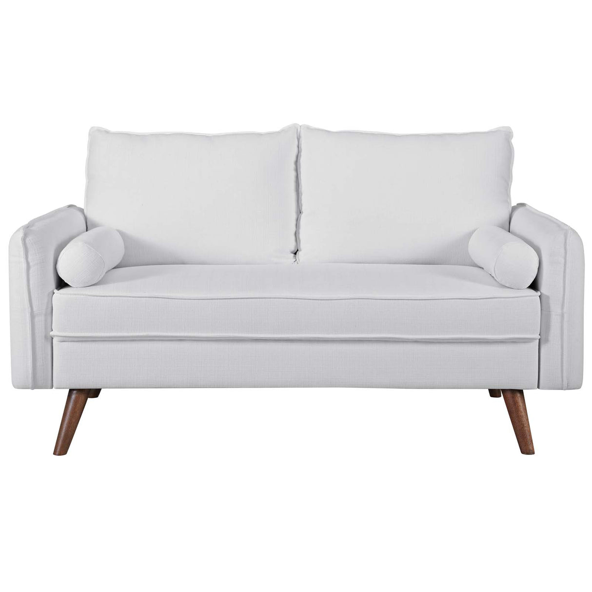 Revive Upholstered Fabric Loveseat - BUILDMYPLACE