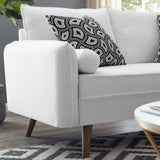 Revive Upholstered Fabric Loveseat - BUILDMYPLACE