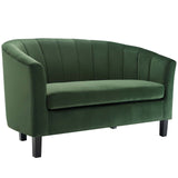 Prospect Channel Tufted Performance Loveseat - BUILDMYPLACE