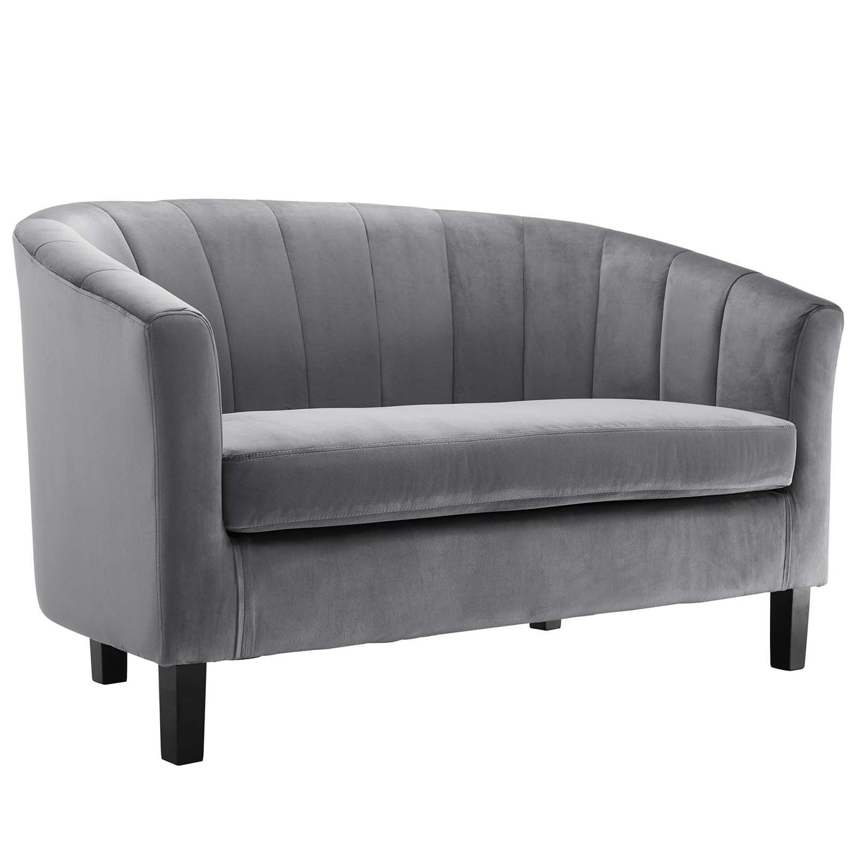 Prospect Channel Tufted Performance Loveseat - BUILDMYPLACE