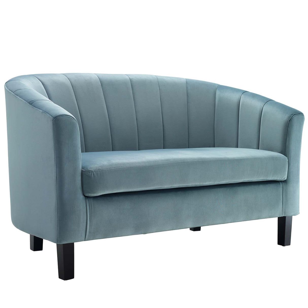 Prospect Channel Tufted Performance Loveseat - BUILDMYPLACE