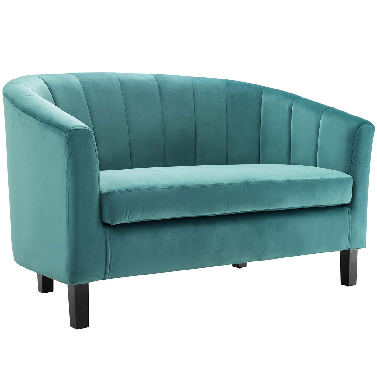 Prospect Channel Tufted Performance Loveseat - BUILDMYPLACE